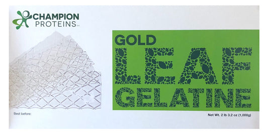 Gold Leaf Gelatine Sheets